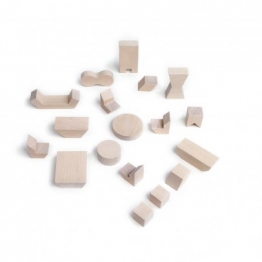 Miniaturmöbel aus Holz Pebbles